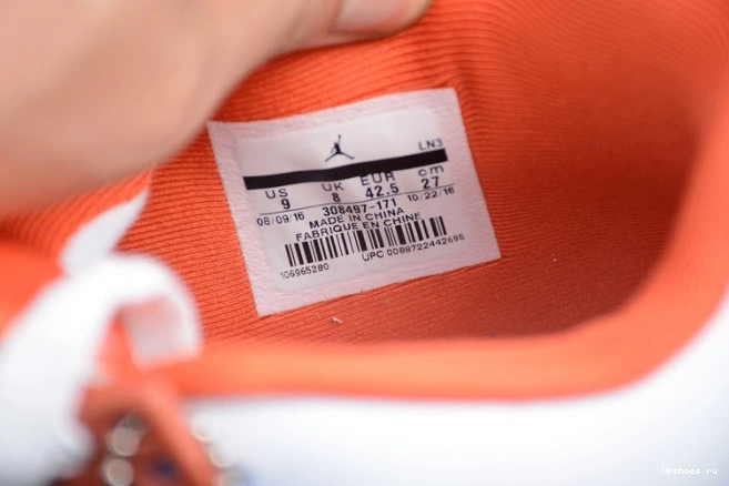 Jordan Retro OG 4 White Orange Blue Air 308497-171 0328